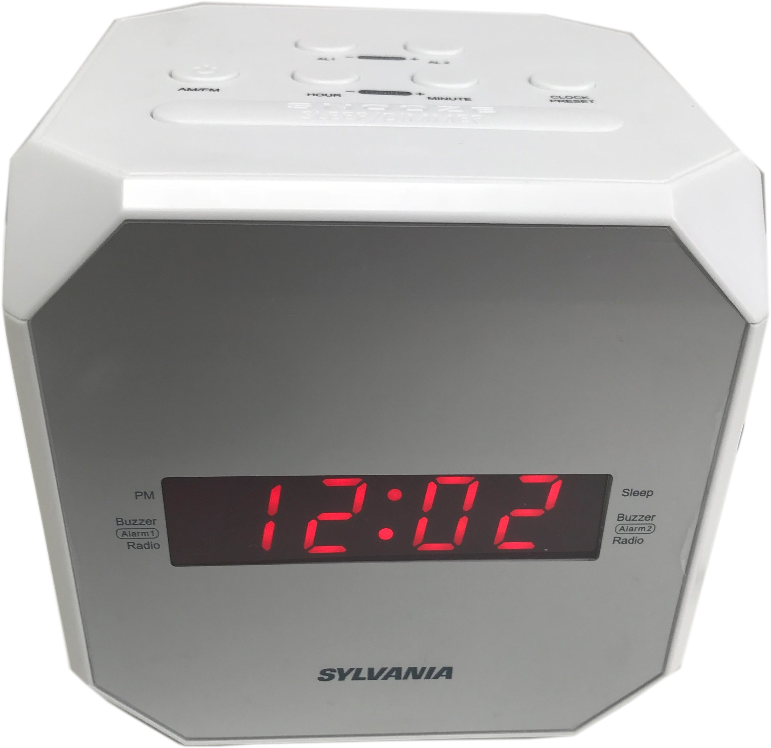 Cube Clock Radio Curtis International