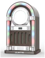 NOSTALGIA LIGHT UP BLUETOOTH CD JUKEBOX