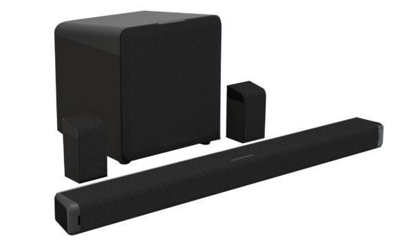 37" BLUETOOTH 5.1 SOUND BAR - 2.4 GHZ - WIRELESS SUB WOOFER - 2 SATELLITE SPEAKERS-USB RECORDING