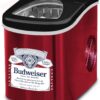 ICE MAKER STAINLESS STEEL RED