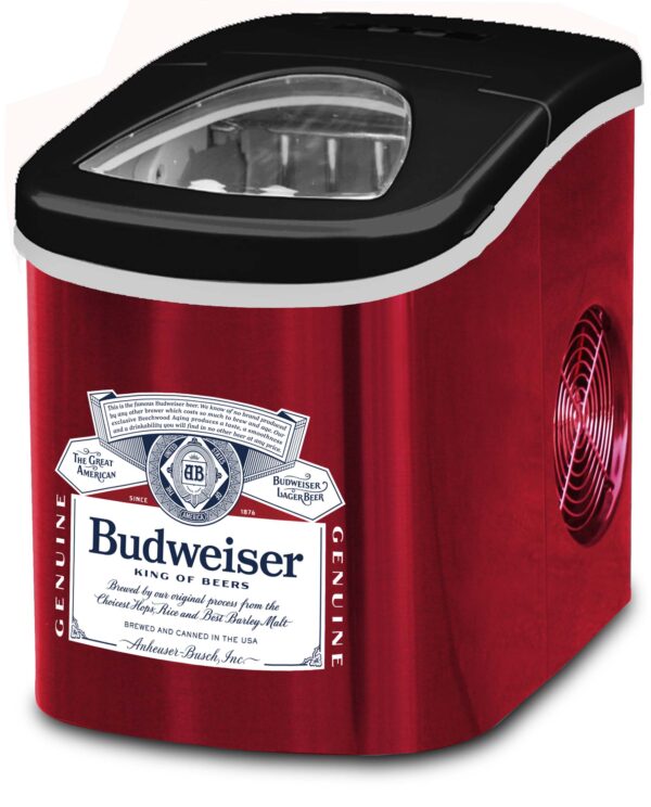 ICE MAKER STAINLESS STEEL RED