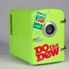 M. DEW 9 CAN MINI RETRO BEVERAGE FRIDGE W/BLUETOOTH SPEAKER