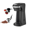 STAINLESS STEEL 2 IN 1 COFFEE MAKER K CUP/GROUND COFFEE COMPATIBLE