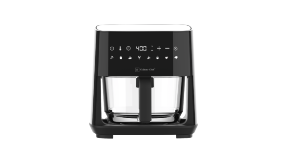 4.3 L/4.54 QT. TOUCH SCREEN FULL GLASS BASKET AIR FRYER