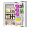 3.2 CU FT REFRIGERATOR BLACK STAINLESS STEEL DESIGN